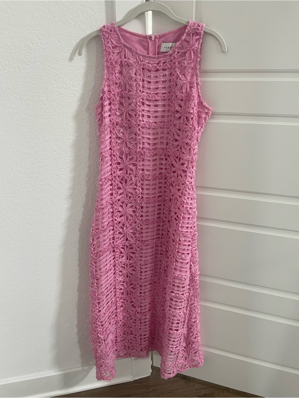 Endless Rose Pink Textured Sleeveless Maxi